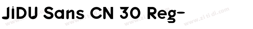 JIDU Sans CN 30 Reg字体转换